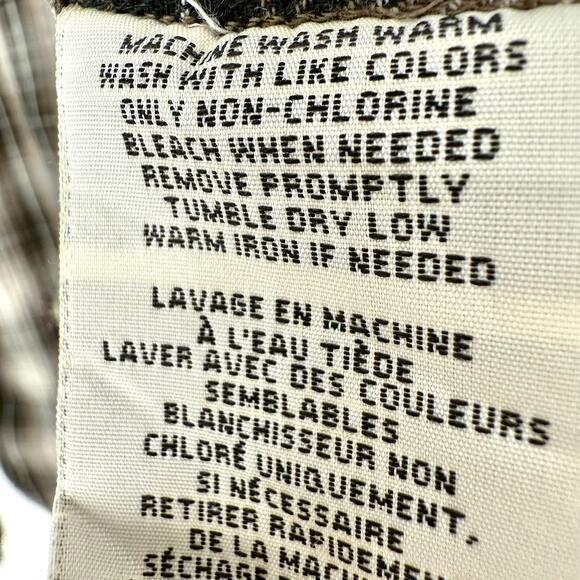 Ralph Lauren RL Utility Denim & Supply Womens Large Gray Olive Blouse Shirt Top - Picture 6 of 7